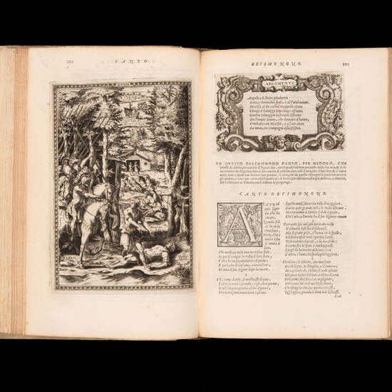 Orlando furioso di m. Lodouico Ariosto nuouamente adornato di figure di rame da Girolamo Porro padouano et di altre cose che saranno notate nella seguente facciata.