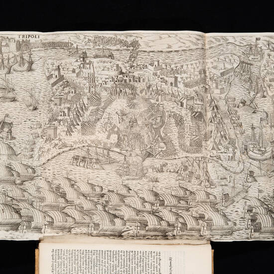 La Historia dell’impresa di Tripoli di Barberia, della presa del Pegnon di Velez della Gomera in Africa, et del successo della potentissima armata Turchesca venuta sopra I’isola di Malta l’anno 1565. La descrizione dell’isola di Malta. Il disegno