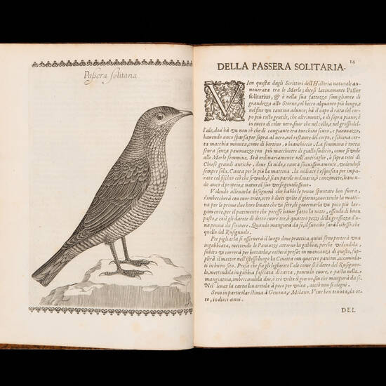 Vccelliera ouero discorso della natura, e proprieta di diuersi vccelli, e in particolare di que' che cantano. Con il modo di prendergli, conoscergli, alleuargli, e mantenergli. E con le figure cauate dal vero, e diligentemente intagliate dal Tempesta, e d