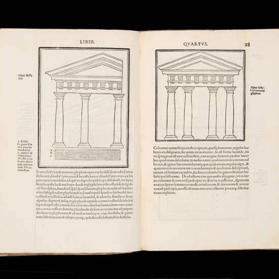 [De Architectura libri decem], M. Vitruuius per Iocundum solito castigatior factus cum figuris et tabula vt iam legi et intelligi possit.